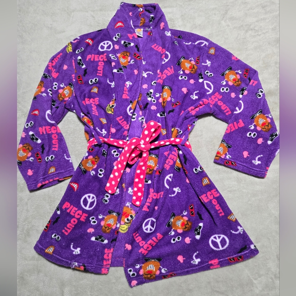 Mr. Potato Head Womens Fleece Robe Size 2XL 2010 Hasbro Collectible